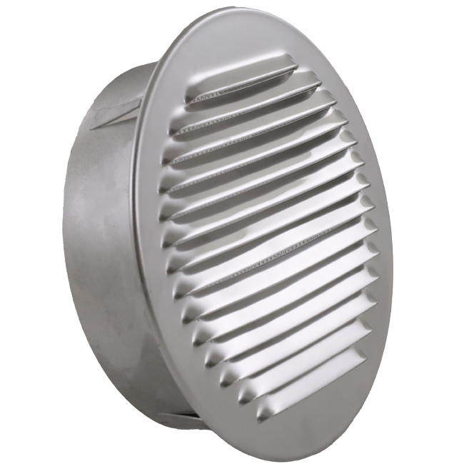 Ventilationsgaller cirkulärt 250 mm aluminium - EL-A-R250 ALU