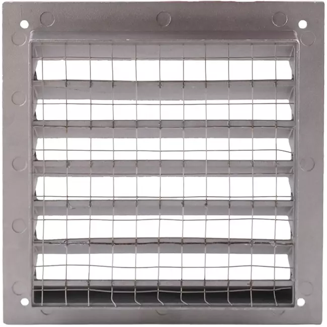 Ytterväggsgaller aluminium 150x150 mm - Aluminium