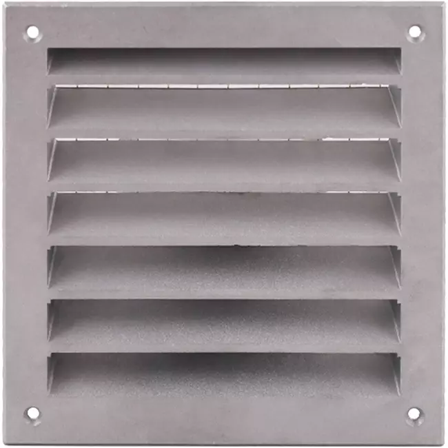 Ytterväggsgaller aluminium 150x150 mm - Aluminium