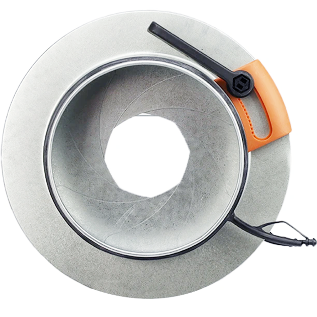 Irisventil 200 mm - rostfritt stål 316L  - IRIS200