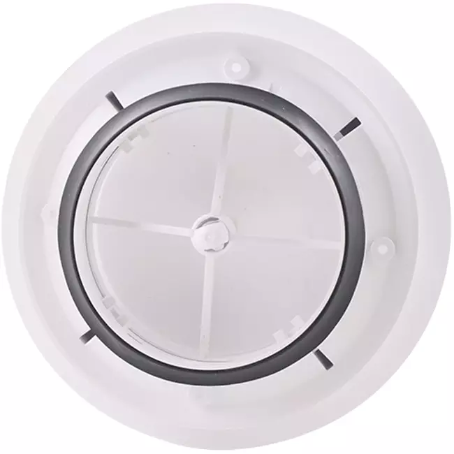 ClimaConnect Design-ventil, rund, Ø 125 mm – vit