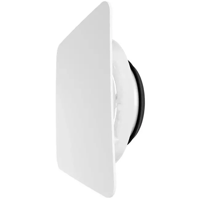 ClimaConnect Design-ventil, fyrkantig, Ø 125 mm – vit