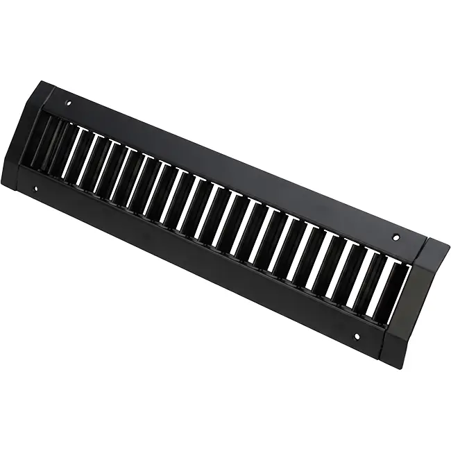 ClimaConnect kanalgaller, dubbelt justerbart, 425 x 125 mm, för rör med diameter 315–900 mm – RAL 9005