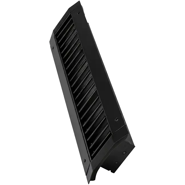 ClimaConnect kanalgaller, dubbelt justerbart, 425 x 125 mm, för rör med diameter 315–900 mm – RAL 9005