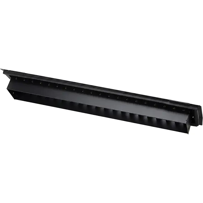 ClimaConnect kanalgaller, dubbelt justerbart, 425 x 125 mm, för rör med diameter 315–900 mm – RAL 9005