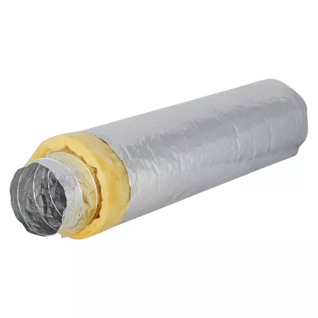 Sonodec Ø 125 mm akustiskt termiskt isolerade ventilationsslang (1 meter)