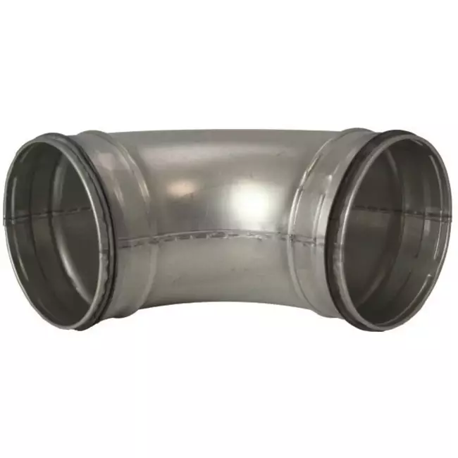 Rund spiralböj 90° Ø 125 mm till spiralrör