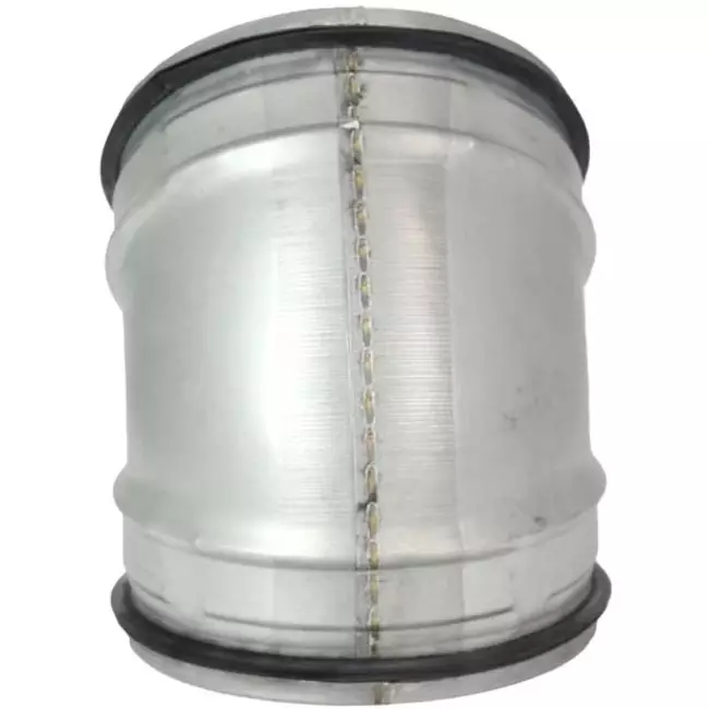 Kort och rund spiralböj 45° Ø 200 mm till spiralrör