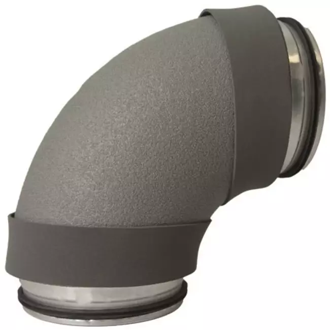 Thermoduct 13 mm böj diameter 160 mm 90 graden isolerad