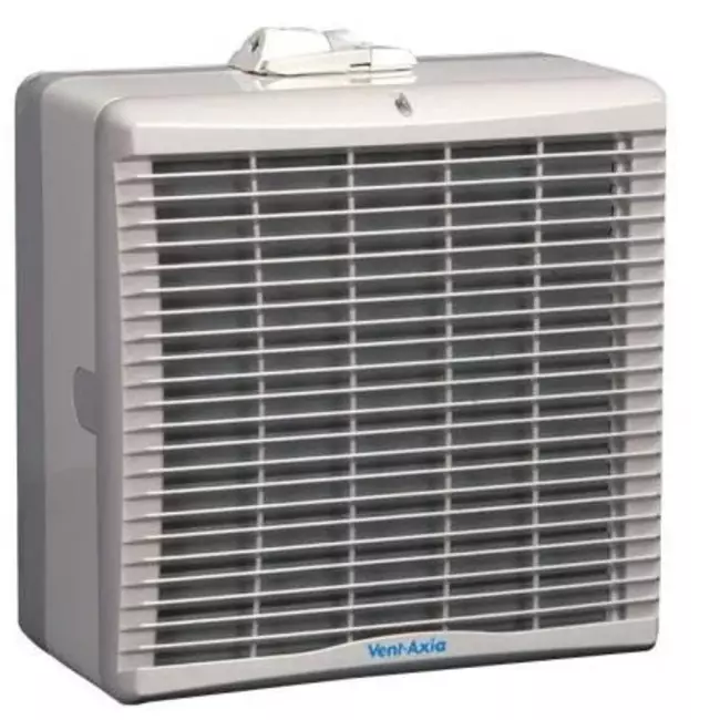 Vent-Axia fönsterventilator med anslutningsdiameter 184 mm – 360 m³/h – TX6WW