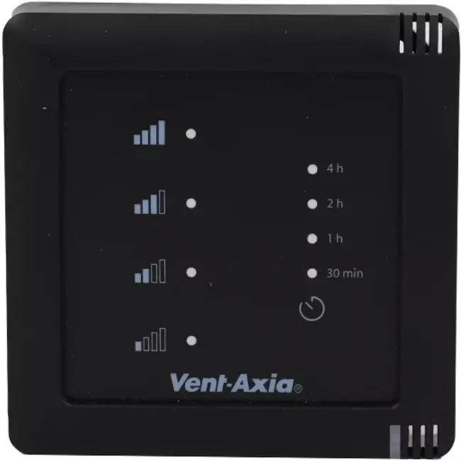 Vent-Axia Multihome RFT 4-lägesströmbrytare 230V svart - SSU-RZ
