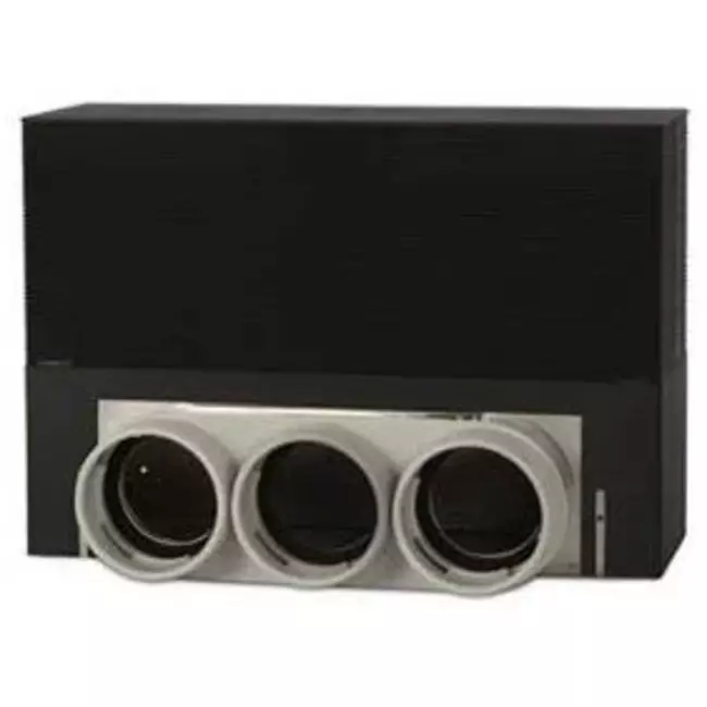 Vent-Axia Uniflexplus golvkollektor över 3 x Ø 69 inkl. 2 x Ø 69 mm tätningslock