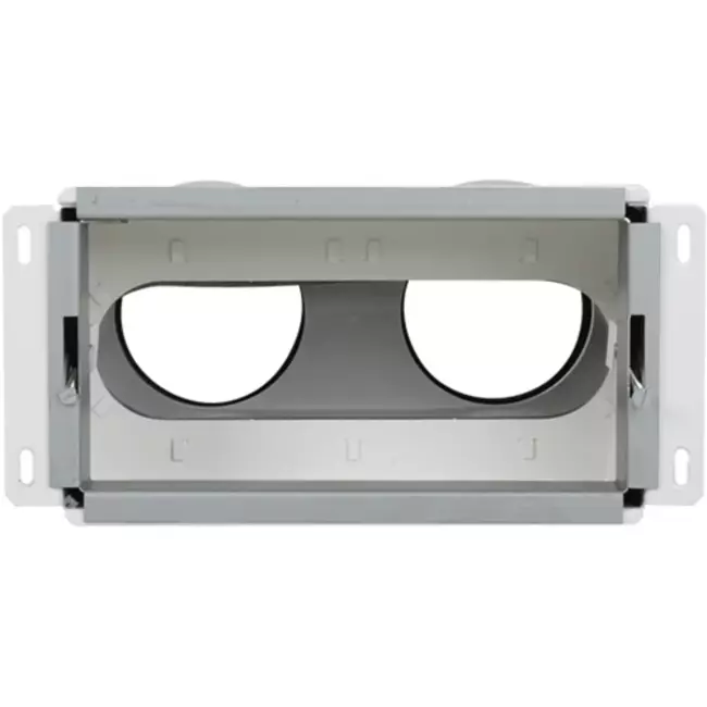 Vent -Axia Uniflexplus bakanslutning till väggkollektor 2x Ø 90 mm