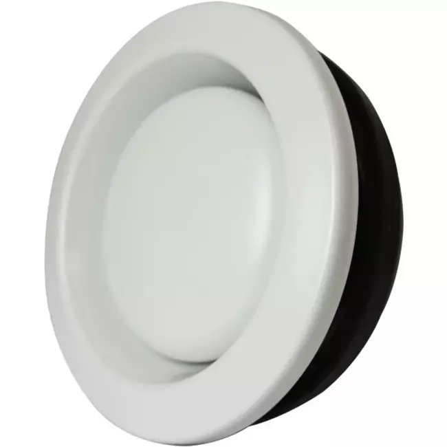 Zehnder frånluftsventil ventilation metall 125 mm, vit