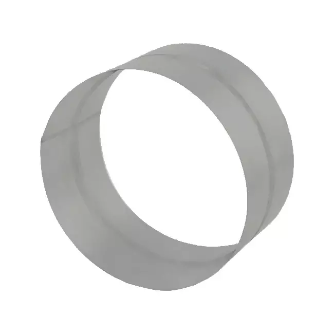 Anslutningshylsa till spiralformade beslag Ø 80 mm verz.) RAL7035