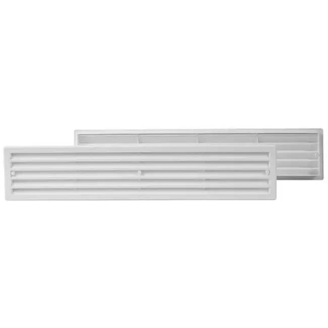 Dörrgaller 450x92 mm, vit  - VR459