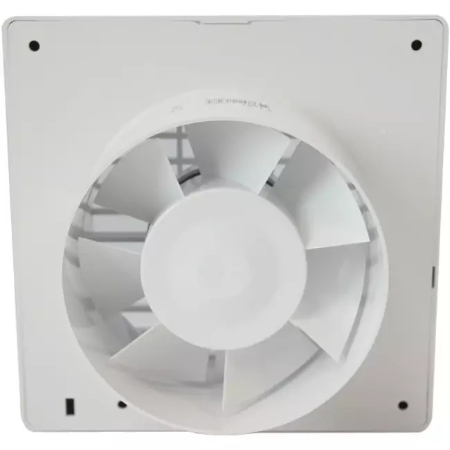 Badrumsfläkt Ø 120 mm vit -deluxe X120