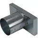Lock 170x80 mm med anslutning diameter 80 mm för inloppskanal
