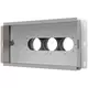Vent-Axia Uniflexplus väggkollektor bakanslutning isolerad 3 x Ø 69 mm till galvaniserade rektangulära ventilationskanaler 300 x 150 mm