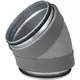Thermoduct isolerad böj 45 grader diameter 200 mm