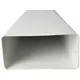 Rektangulär ventilationskanal av plast, längd 110x55 = 0,5 meter - K-0,5