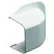 Climaplus luftkonditioneringskanal Vägglock 125x75mm RAL 9010 VIT