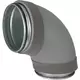 Thermoduct 13 mm böj diameter 160 mm 90 graden isolerad