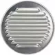 Runt ventilationsgaller inkl. monteringshylsa Ø 180 mm aluminium – DWRA180S