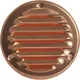 Runt ventilationsgaller av metall 100 mm koppar - MR100Cu