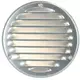 Runt ventilationsgaller av metall Ø 125 mm zink - MR125ZN