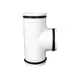 90 graders vitt t-stycke av metall 125 mm i diameter - RAL 9010