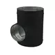 T-stycke i spiral, diameter 80 mm - 80 mm (90 grader) (sendzimirförzinkat) RAL9005