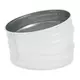 Spiralböj 100 mm 15 graden (sendzimirförzinkat) RAL9010