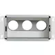 Vent-Axia Uniflexplus väggkollektor bakanslutning isolerad 3 x Ø 69 mm till galvaniserade rektangulära ventilationskanaler 200 x 100 mm