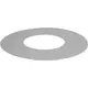 Rund Täckplatta, diameter 130 mm I304 (D0,6)