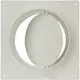 Rund väggplatta av plast med bakspjäll, diameter: 150 mm - AFV150