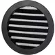 Yttergaller av aluminium diameter 80 – SVART