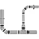 Isolerat T-stycke EPS diameter 200 mm
