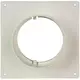 Rund väggplatta av plast, diameter: 150 mm - AFV150