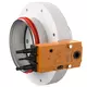 Brandspjäll rund kompakt 200 mm servomotor 24V - E-FDC DD M24 D200