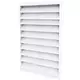 Ytterväggsgaller av aluminium 500x700 - RAL 9016