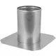 Takgenomföring för rördiameter 500 mm platta tak INOX