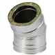 DW diameter 250 mm (250/300) böj 30 gr I316L/I304 (D0,5/0,6)