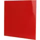 Galler 15x15 cm med färgad plastfront, röd