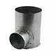 Galvaniserat inbyggnadskärl Ø 125 mm - Ø 80 mm