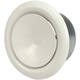 Ventilationsventil 100 mm metall - S-DVS100 RAL9010