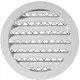 Aluminiumgaller Ø 100, vit  - MRA100W - RAL9016