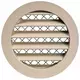 Aluminiumgaller Ø 160, beige - MRA160Y - RAL1015