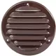 Runt ventilationsgaller av metall Ø 160 mm, brunt - MR160B – RAL8016