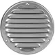 Runt ventilationsgaller av metall 100 mm, grått - MR100P – RAL9006